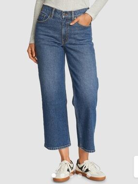 Eddie Bauer authentic Voyager every day, easy crop high rise jeans NEW NWT